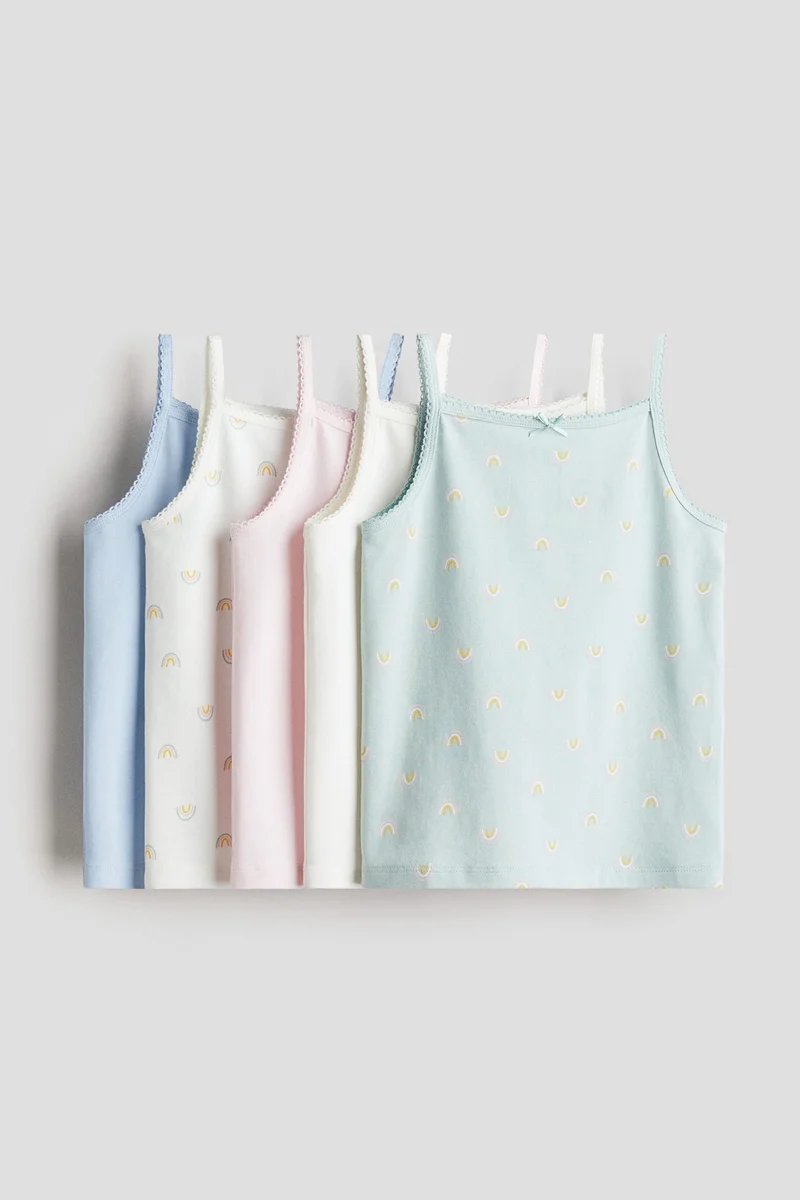 اتش اند ام بلوزة جورسيه بدون أكمام - عبوة من 5 قطع